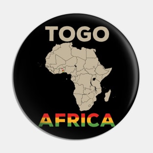 Togo-Africa Pin