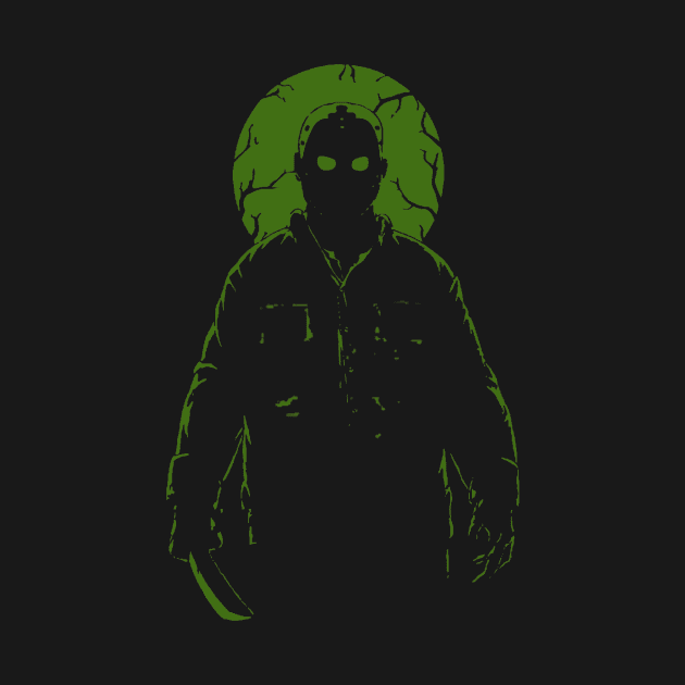 Jason Voorhees silhouette Fan Art by w0dan