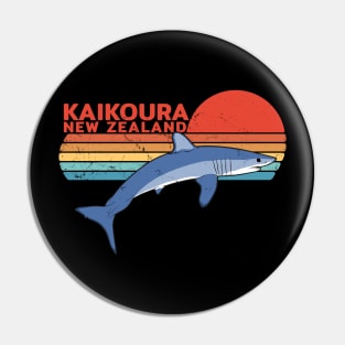 Kaikoura New Zealand Mako Shark Pin