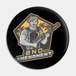 The Man With A Sniper Rifle - 2nd Amendment Pin