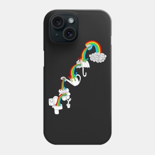 Rainbow Puke Phone Case