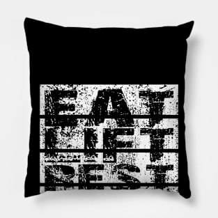 Eat Lift Rest Repeat Workout Motivation Pillow