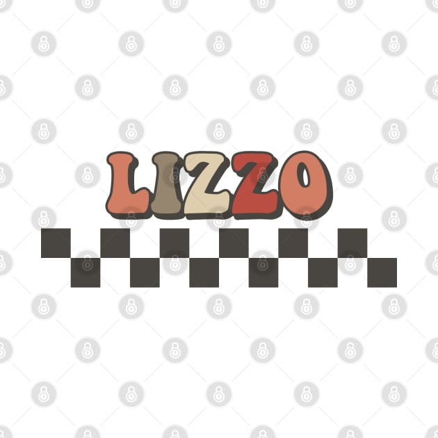 LIZZO Checkered Retro Groovy Style by Time Travel Style