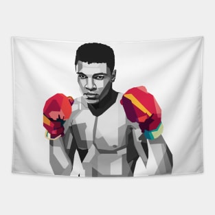 Muhammad Ali Pop Art WPAP M Ali Tapestry