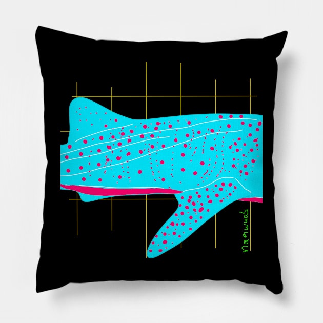 Whale shark! Pillow by Namwuob