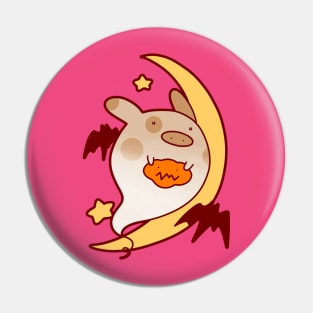 Halloween Ghost Pig Pin