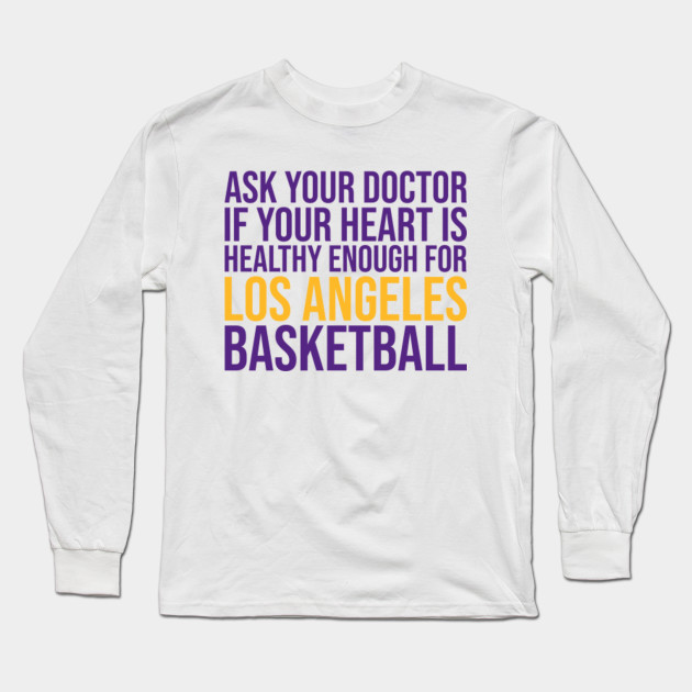 lakers basketball long sleeve