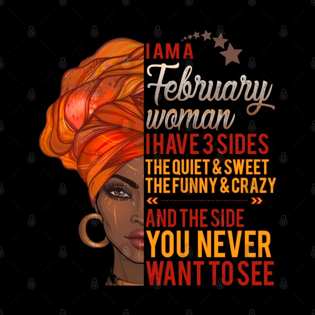 I'm A February Woman - Girls Women Aquarius Birthday Gifts by Otis Patrick