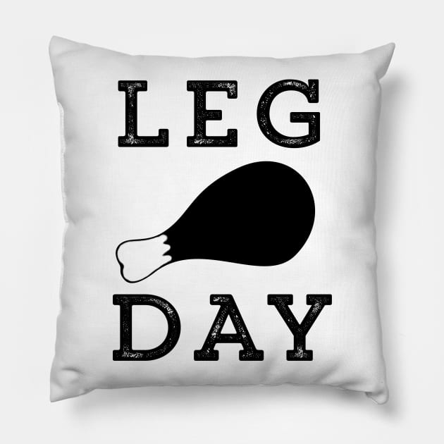 Leg Day Drumstick Pillow by chrissyloo