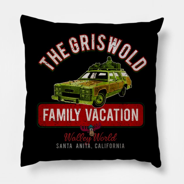 Griswold Family Vacation Pillow by DavidLoblaw