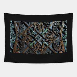 Artistic Metalwork Design Pattern Tapestry