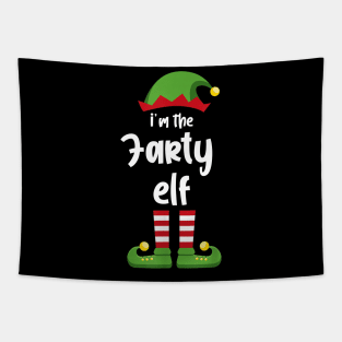 I'm The Farty Elf Family Matching Christmas Pajama Gifts Tapestry