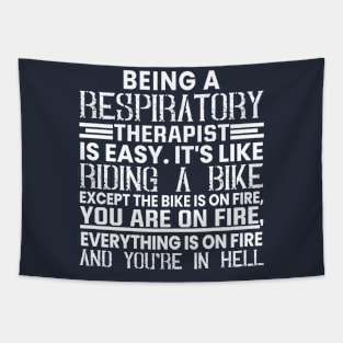 Retro Respiratory Therapist Tapestry