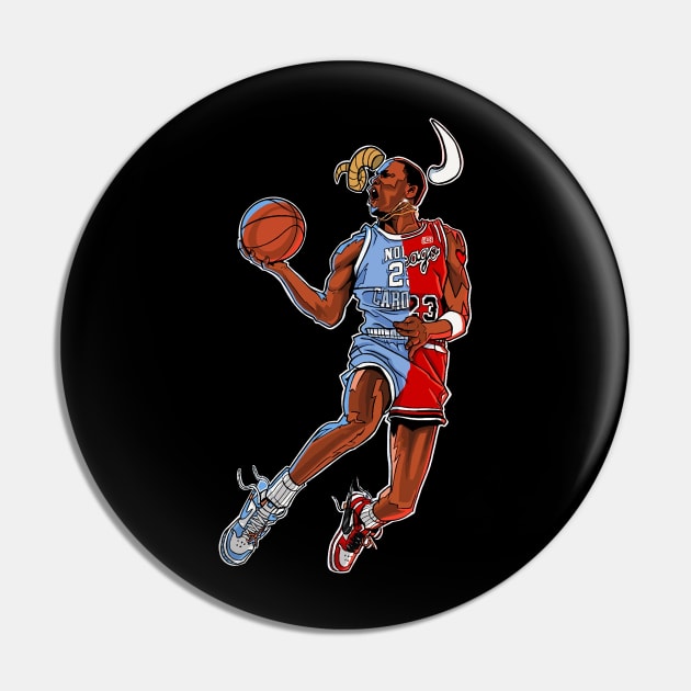 BASKETBALLART - GOAT OR BULLS Pin by JORDAN-ART23