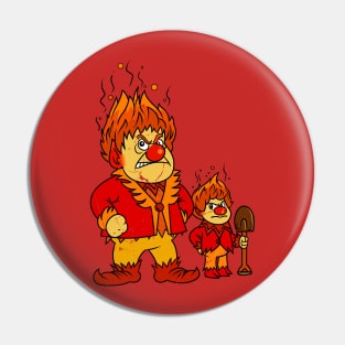 Team Heat Miser Pin