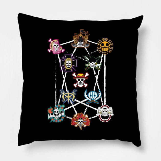 Eleven Supernova Worst Generation Pirates Logo Pillow by AnimeTee