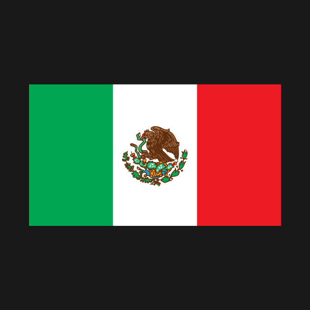 Mexican flag by Estudio3e