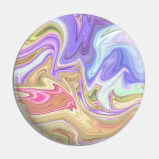 Liquid Marble, Pretty Pastel Pin