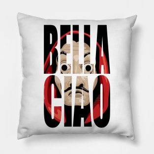 Bella Ciao Heist Print Pillow