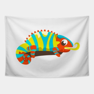 Panther Chameleon Tapestry