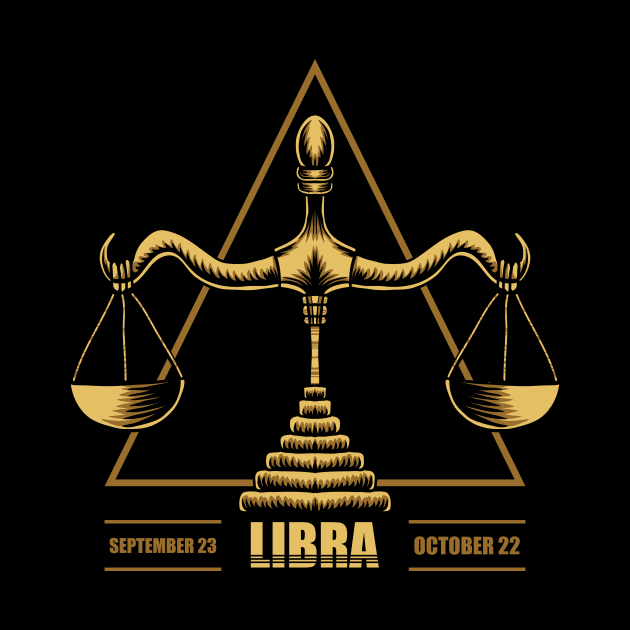 Libra Zodiac Symbol by Utopia Shop