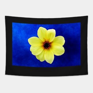 Yellow Dahlia Flower Tapestry