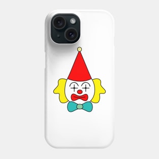 Clown - funny face. Phone Case