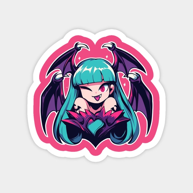 morrigan Magnet by piratesnow