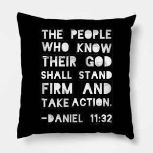 Motivational Bible Verse Design A Pillow