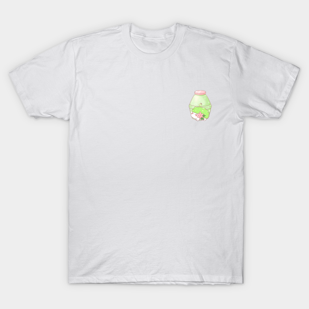 Cute Melon Milk + Grass Animal - Banana Milk - T-Shirt