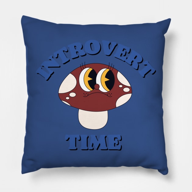 Introvert Time Pillow by pokymike