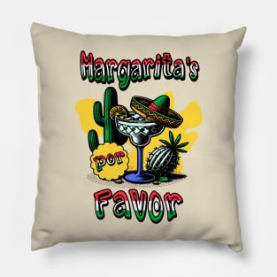 Margarita’s por favor Pillow