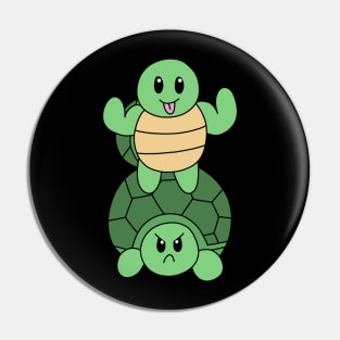 Trolling Green Turtle Pin