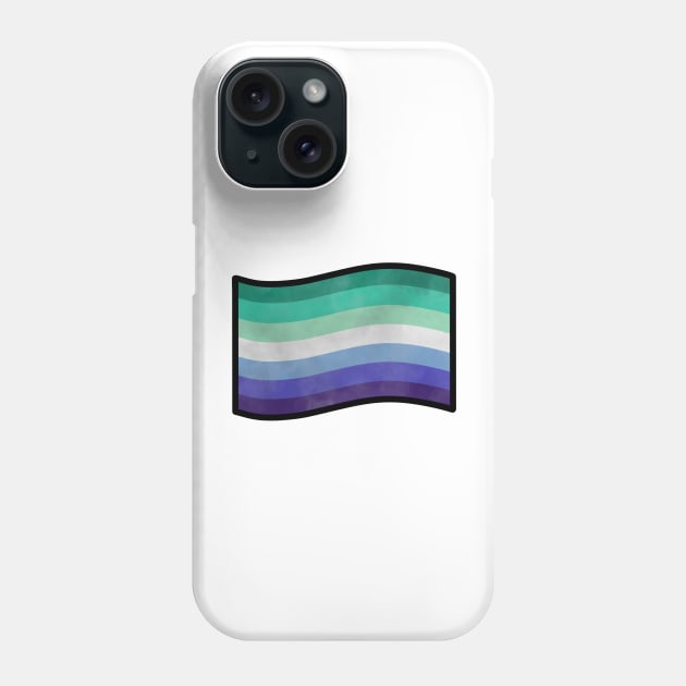 Foggy Gay MLM Pride Flag Phone Case by SentABearToSpace 