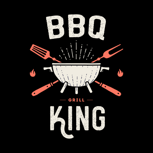 BBQ Barbecue King by Foxxy Merch