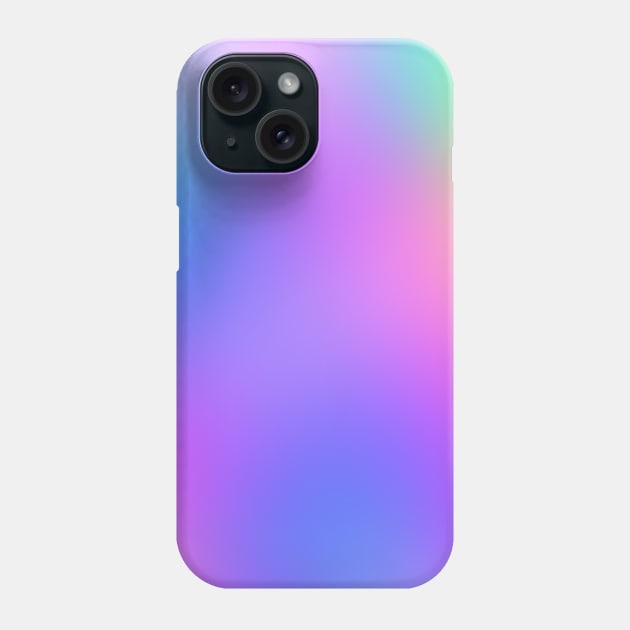 Rainbow Colors Abstract Blurry Gradient Ombre Soft Tie Dye Look Phone Case by anijnas