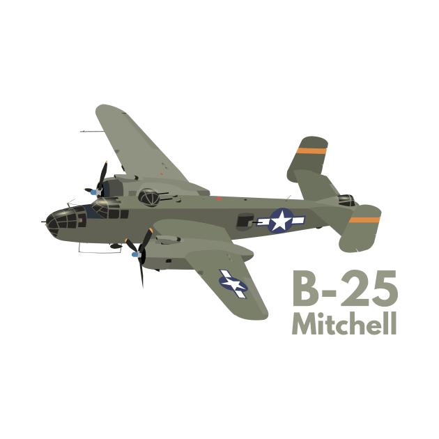 B-25 Mitchell WW2 Medium Bomber by NorseTech