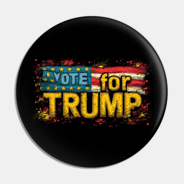 Vote for Donald Trump Pin by SzlagRPG