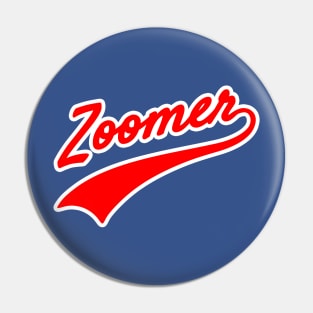 Zoomer with Text Tail Pin