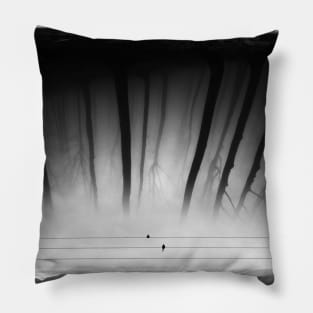 Bad Kingdom Black And White Art Pillow