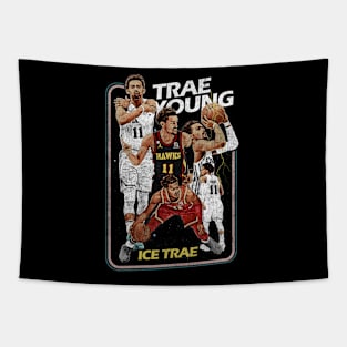 Trae Young Hawks Tapestry