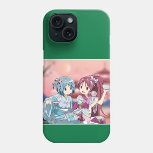 Sayaka Miki & Kyoko Sakura - Summer Festival 2021 Phone Case