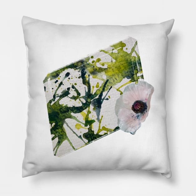 Spring Musings - Poppy Pillow by Musings Home Decor