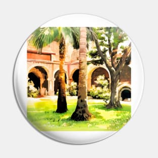 Mission San Juan Capistrano Palms Pin