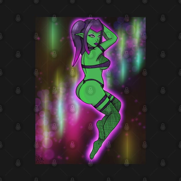 Goblin Booty So Fine Pin Up by ZombieCheshire