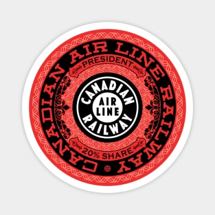 Canadian Air Line Railway (18XX Style) Magnet