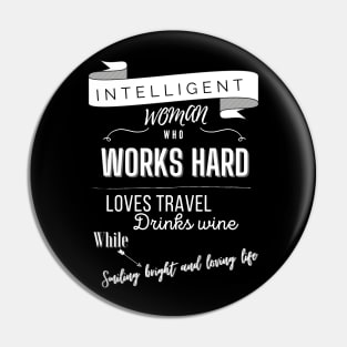 Intelligent women Pin