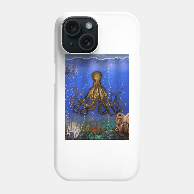 Octopus' Lair - colorful Phone Case by BonniePhantasm