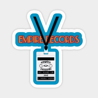 Empire Records Employee Badge - Jane Magnet