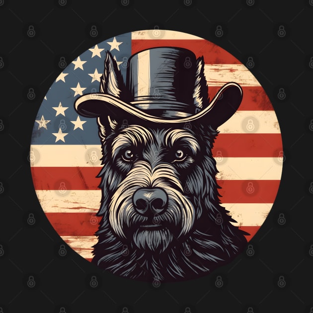 Patriotic Scottish Terrier by NatashaCuteShop